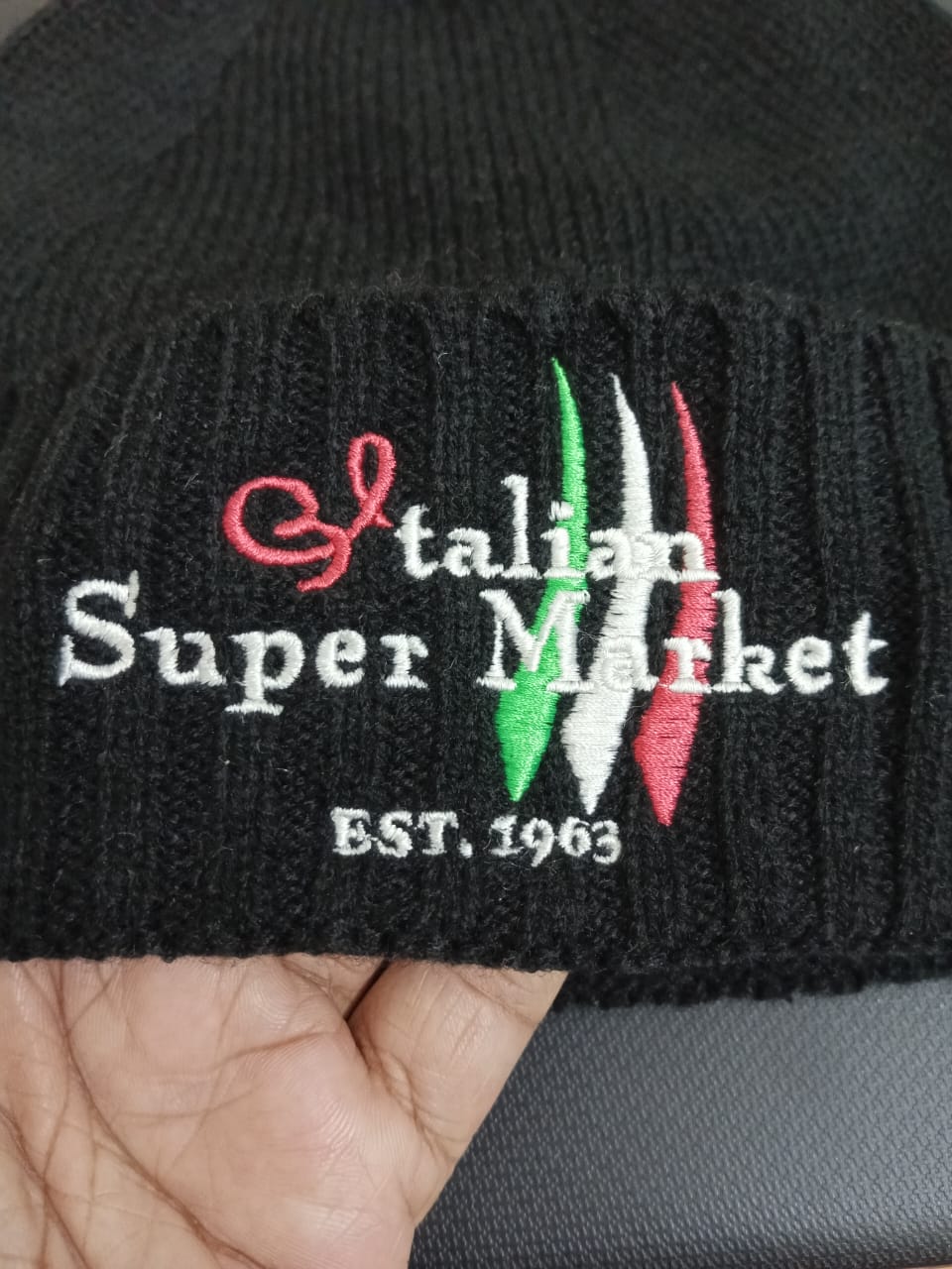 Bulk hat order with yellow embroidery